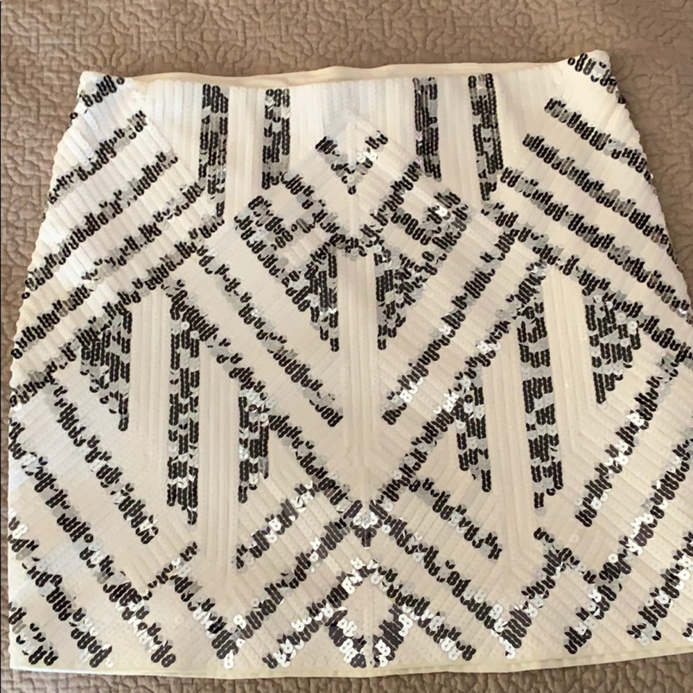 Express sequined skirt NWT